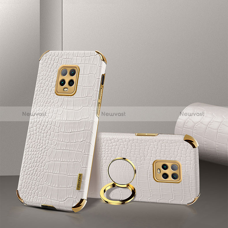 Soft Luxury Leather Snap On Case Cover XD1 for Xiaomi Redmi 10X 5G White