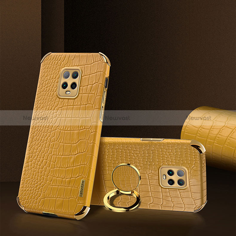 Soft Luxury Leather Snap On Case Cover XD1 for Xiaomi Redmi 10X 5G Yellow