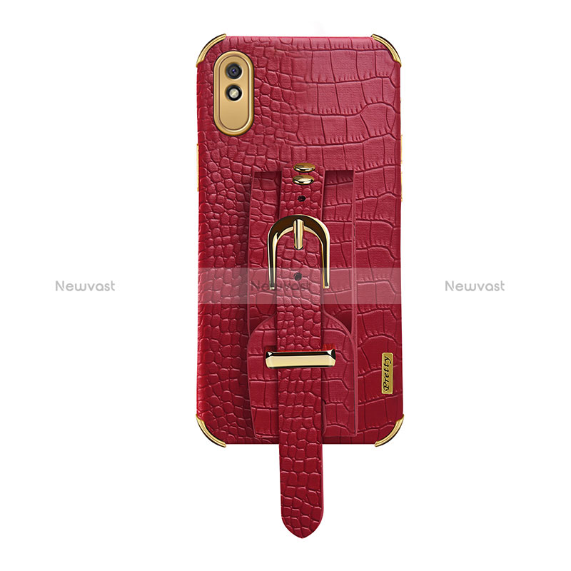 Soft Luxury Leather Snap On Case Cover XD1 for Xiaomi Redmi 9A Red