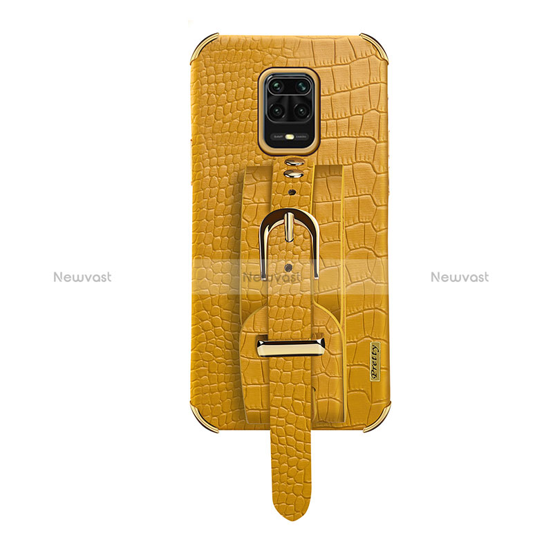 Soft Luxury Leather Snap On Case Cover XD1 for Xiaomi Redmi Note 9 Pro Yellow