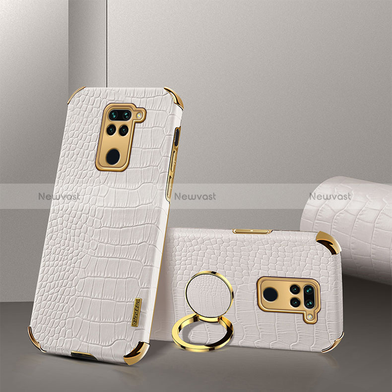Soft Luxury Leather Snap On Case Cover XD1 for Xiaomi Redmi Note 9 White