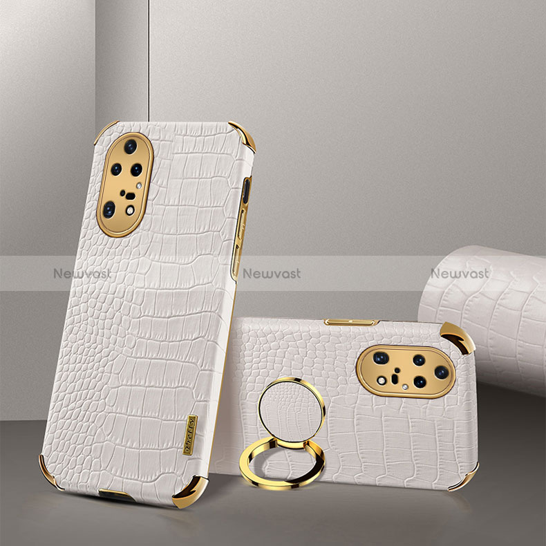 Soft Luxury Leather Snap On Case Cover XD2 for Huawei P50 Pro White