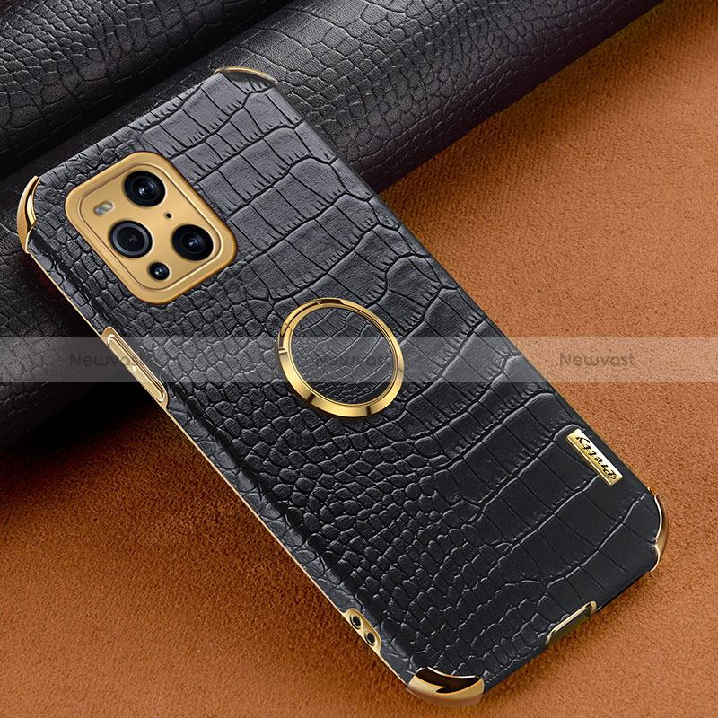 Soft Luxury Leather Snap On Case Cover XD2 for Oppo Find X3 5G