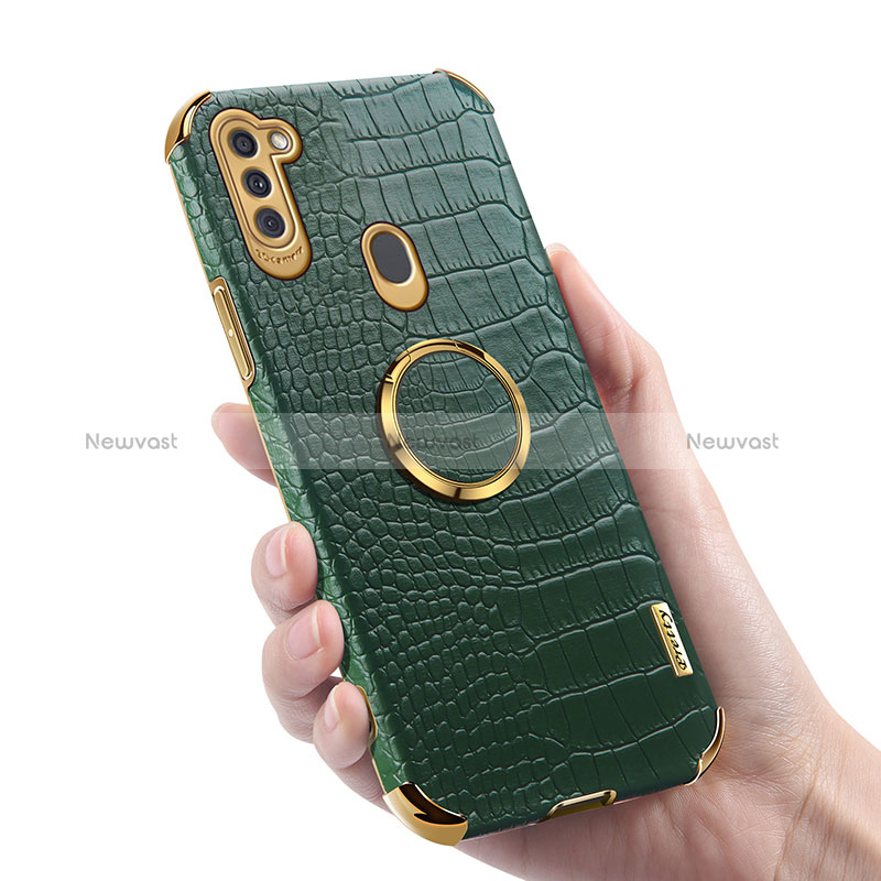 Soft Luxury Leather Snap On Case Cover XD2 for Samsung Galaxy A11