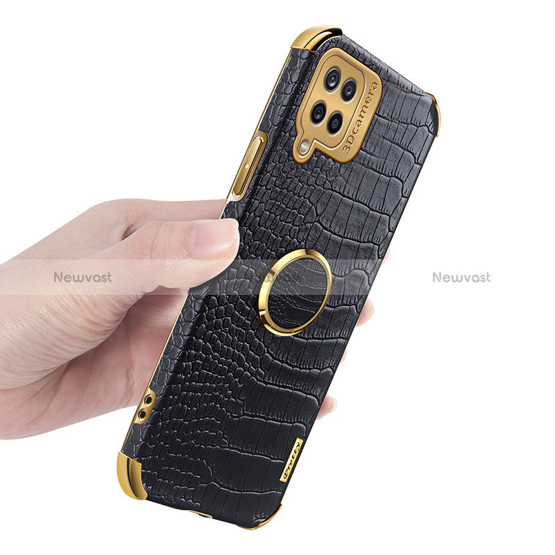 Soft Luxury Leather Snap On Case Cover XD2 for Samsung Galaxy A12 Nacho