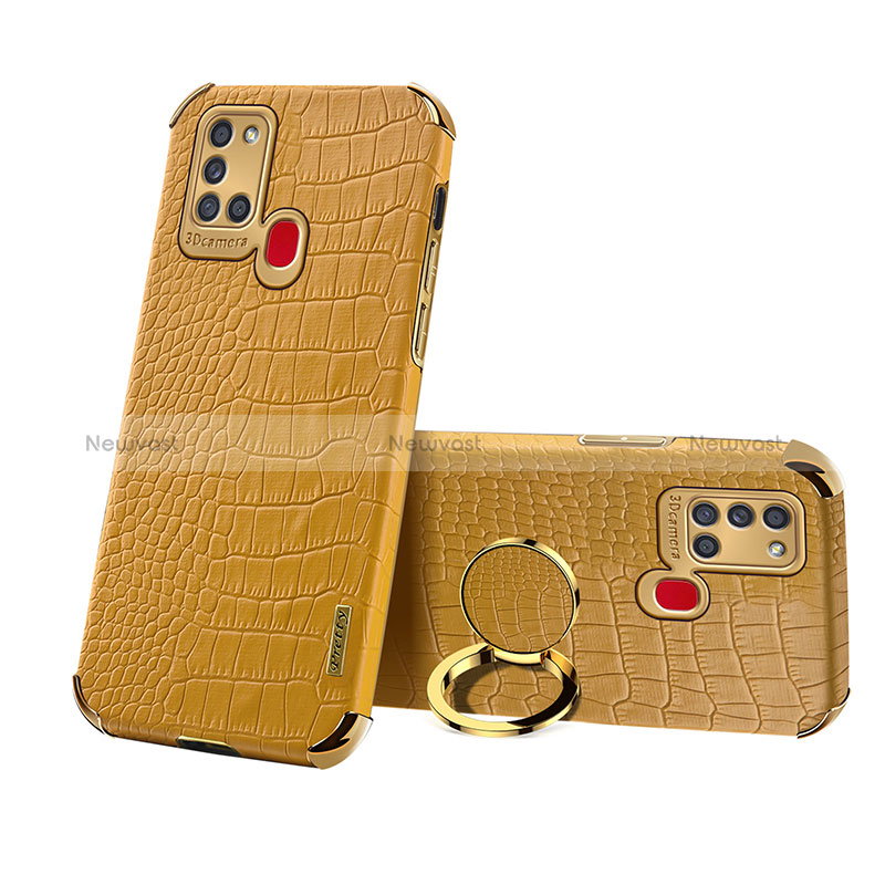 Soft Luxury Leather Snap On Case Cover XD2 for Samsung Galaxy A21s