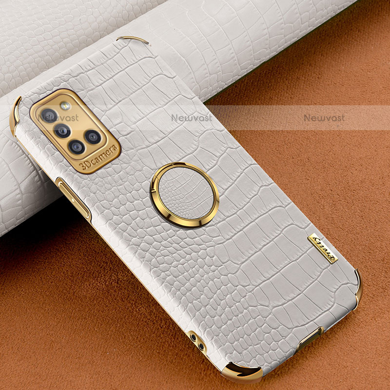 Soft Luxury Leather Snap On Case Cover XD2 for Samsung Galaxy A31 White