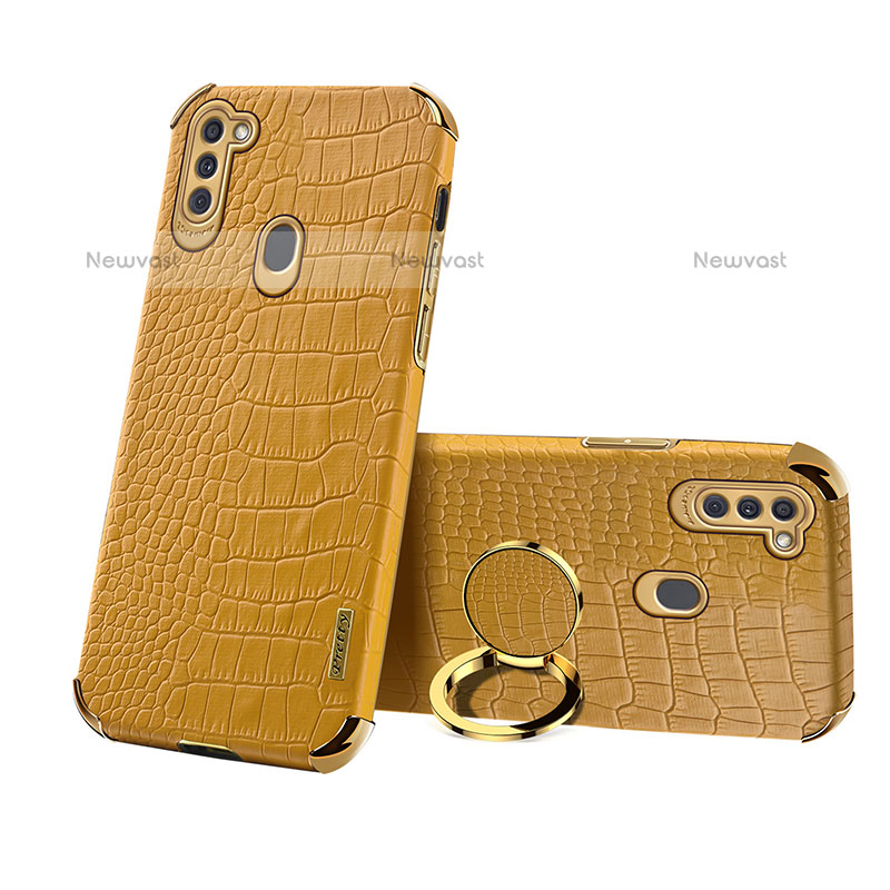 Soft Luxury Leather Snap On Case Cover XD2 for Samsung Galaxy M11