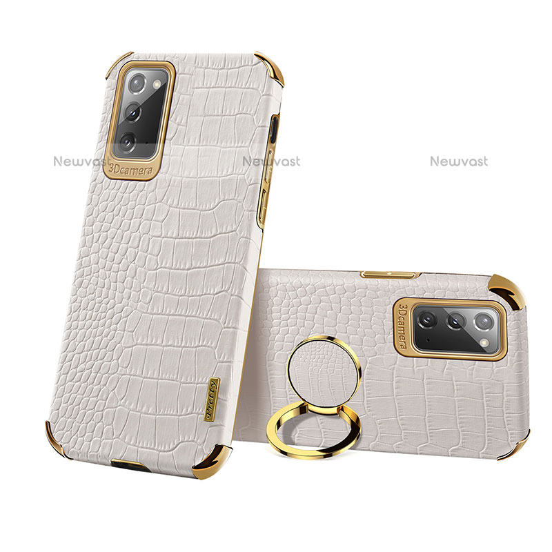 Soft Luxury Leather Snap On Case Cover XD2 for Samsung Galaxy Note 20 5G