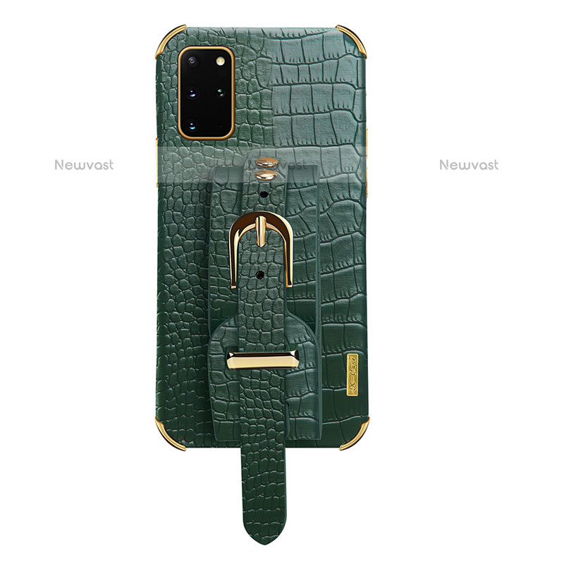 Soft Luxury Leather Snap On Case Cover XD2 for Samsung Galaxy S20 Plus 5G Green