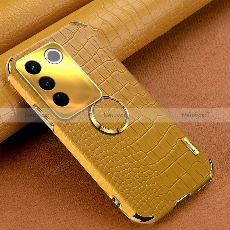 Soft Luxury Leather Snap On Case Cover XD2 for Vivo V27 5G