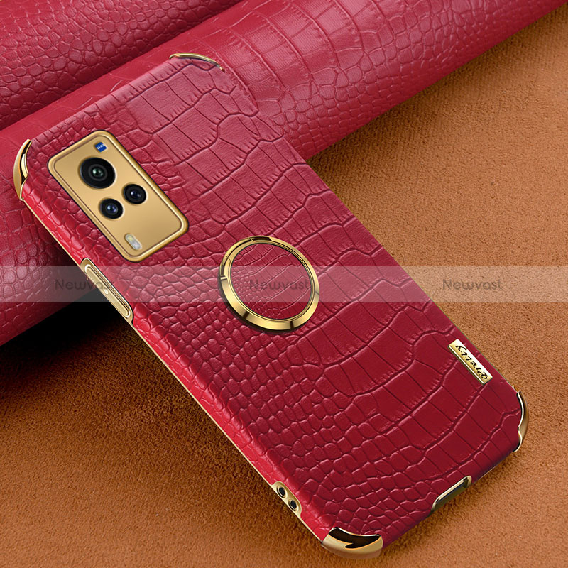 Soft Luxury Leather Snap On Case Cover XD2 for Vivo X60 Pro 5G