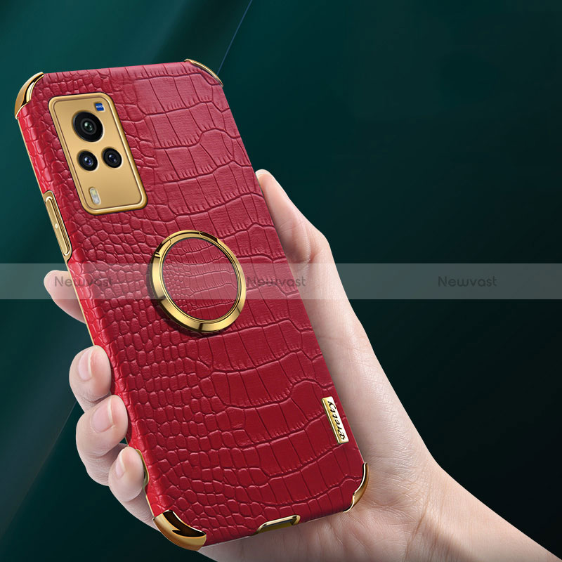 Soft Luxury Leather Snap On Case Cover XD2 for Vivo X60 Pro 5G