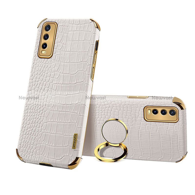 Soft Luxury Leather Snap On Case Cover XD2 for Vivo Y11s