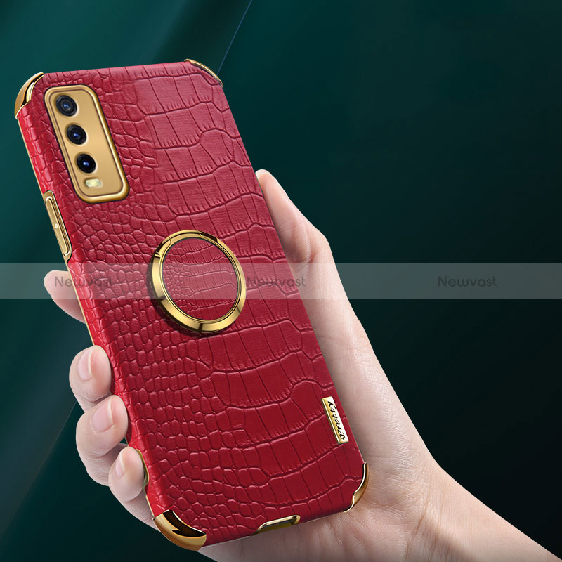 Soft Luxury Leather Snap On Case Cover XD2 for Vivo Y11s