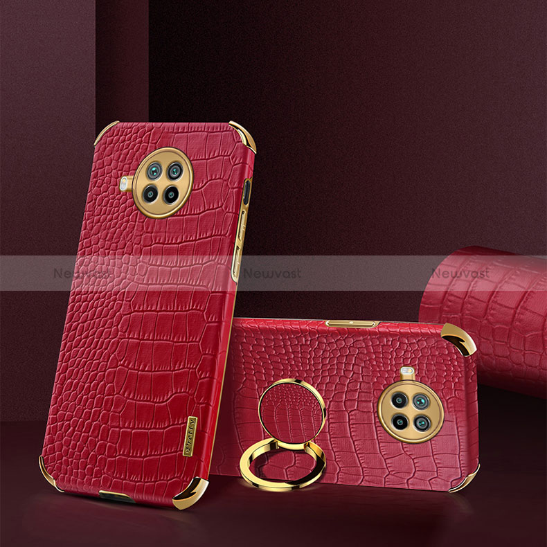 Soft Luxury Leather Snap On Case Cover XD2 for Xiaomi Mi 10T Lite 5G Red