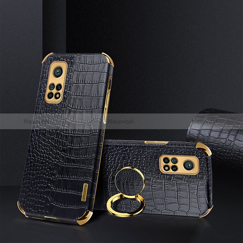Soft Luxury Leather Snap On Case Cover XD2 for Xiaomi Mi 10T Pro 5G Black