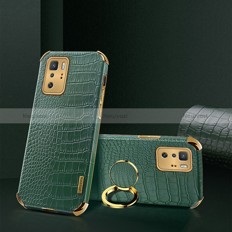 Soft Luxury Leather Snap On Case Cover XD2 for Xiaomi Poco X3 GT 5G Green