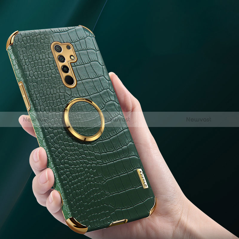 Soft Luxury Leather Snap On Case Cover XD2 for Xiaomi Redmi 9 Prime India