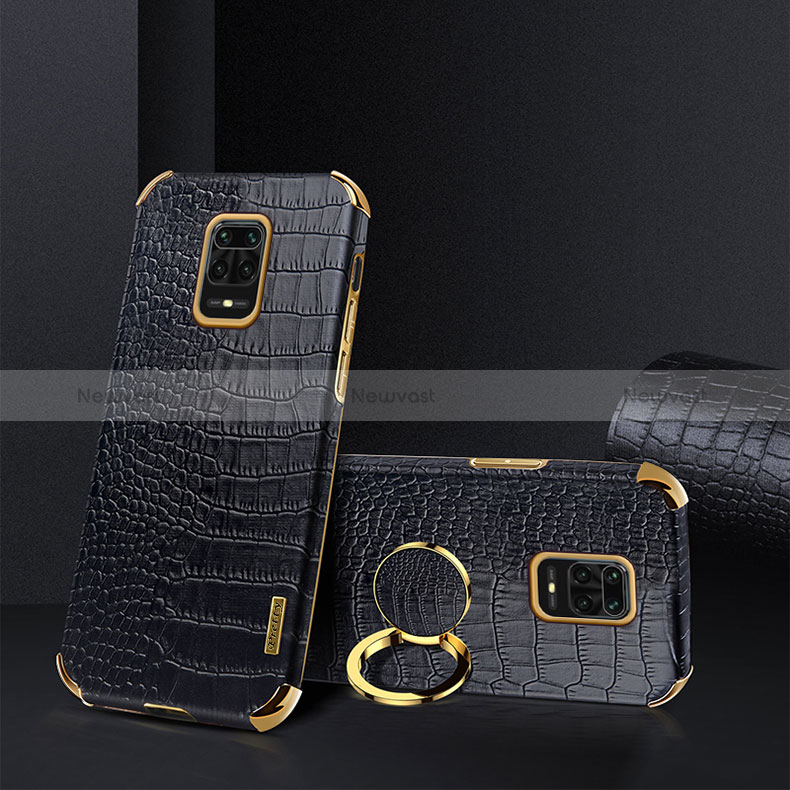 Soft Luxury Leather Snap On Case Cover XD2 for Xiaomi Redmi Note 9 Pro Black