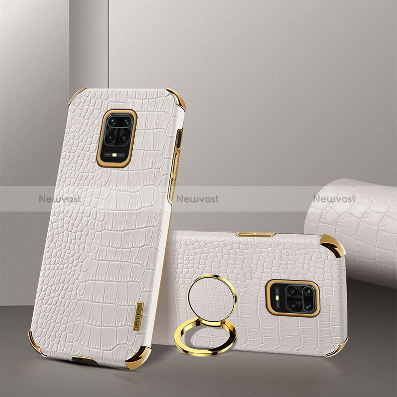 Soft Luxury Leather Snap On Case Cover XD2 for Xiaomi Redmi Note 9 Pro White