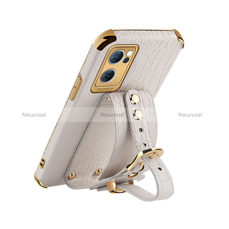 Soft Luxury Leather Snap On Case Cover XD3 for Oppo Reno7 5G