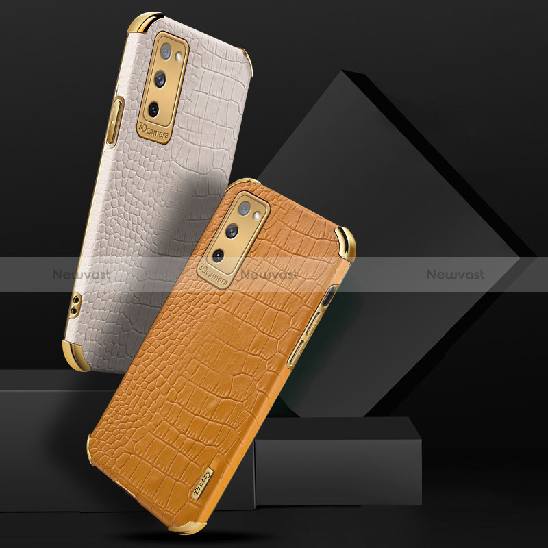 Soft Luxury Leather Snap On Case Cover XD3 for Samsung Galaxy S20 FE (2022) 5G