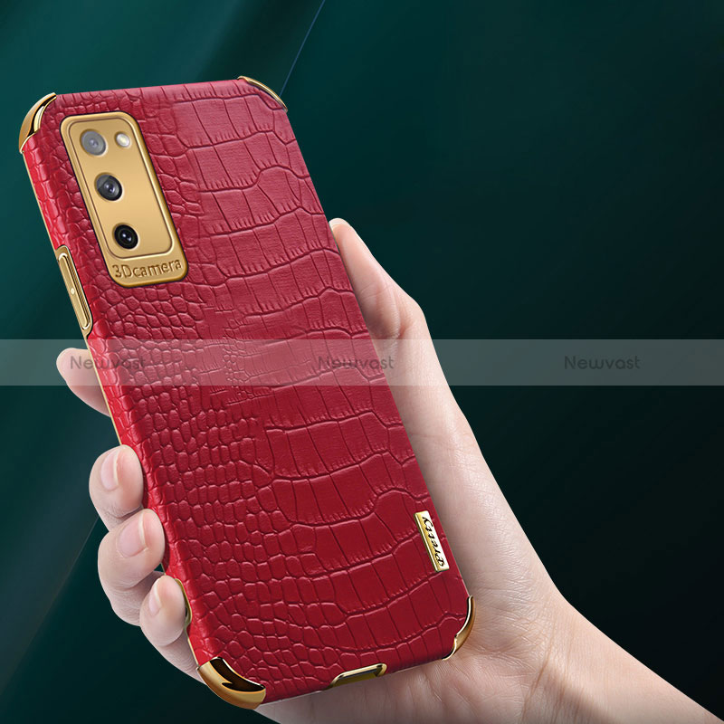 Soft Luxury Leather Snap On Case Cover XD3 for Samsung Galaxy S20 FE (2022) 5G