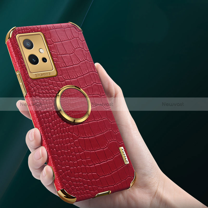 Soft Luxury Leather Snap On Case Cover XD3 for Vivo T1 5G India