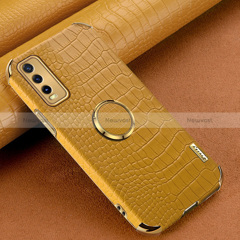 Soft Luxury Leather Snap On Case Cover XD4 for Vivo Y12s