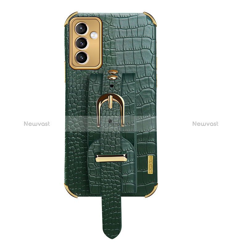 Soft Luxury Leather Snap On Case Cover XD5 for Samsung Galaxy A15 5G Green