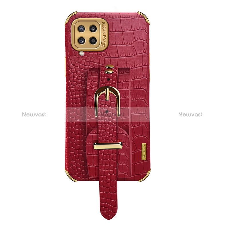 Soft Luxury Leather Snap On Case Cover XD5 for Samsung Galaxy M32 4G