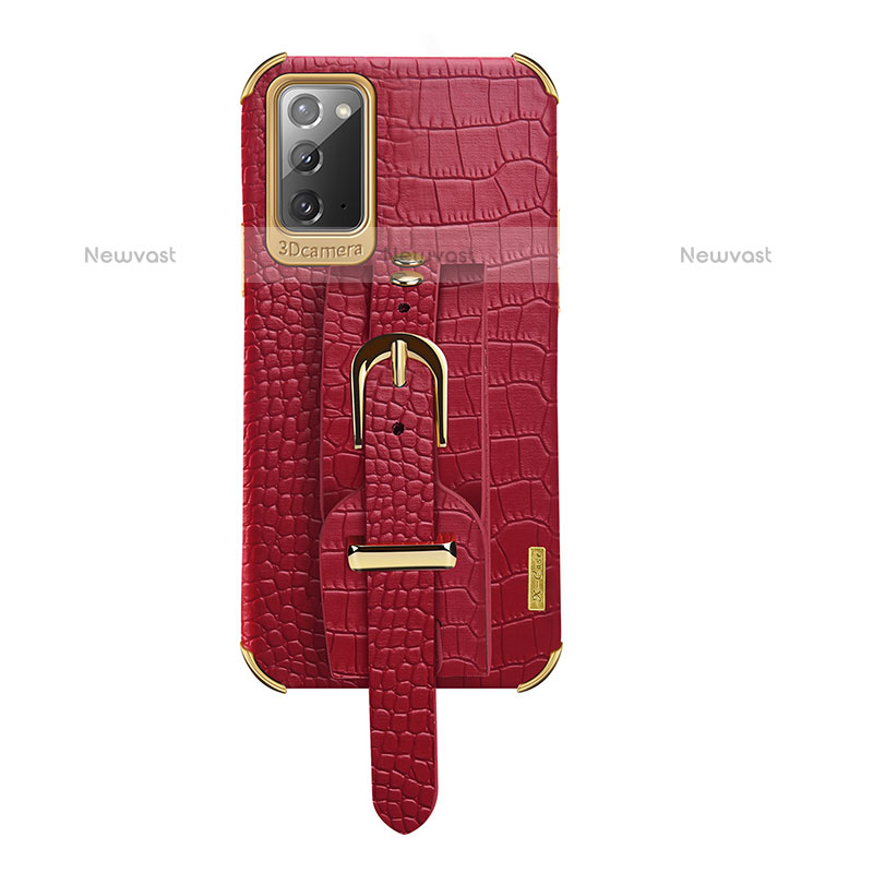 Soft Luxury Leather Snap On Case Cover XD5 for Samsung Galaxy Note 20 5G