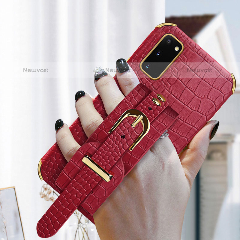 Soft Luxury Leather Snap On Case Cover XD5 for Samsung Galaxy S20