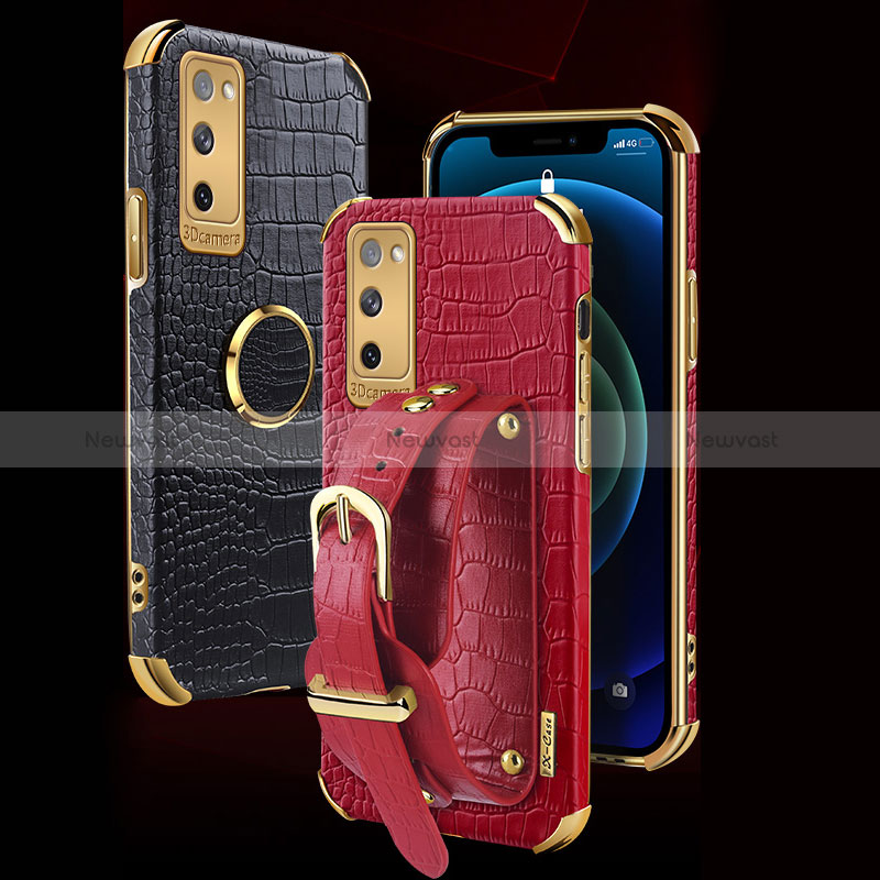 Soft Luxury Leather Snap On Case Cover XD5 for Samsung Galaxy S20 FE 5G