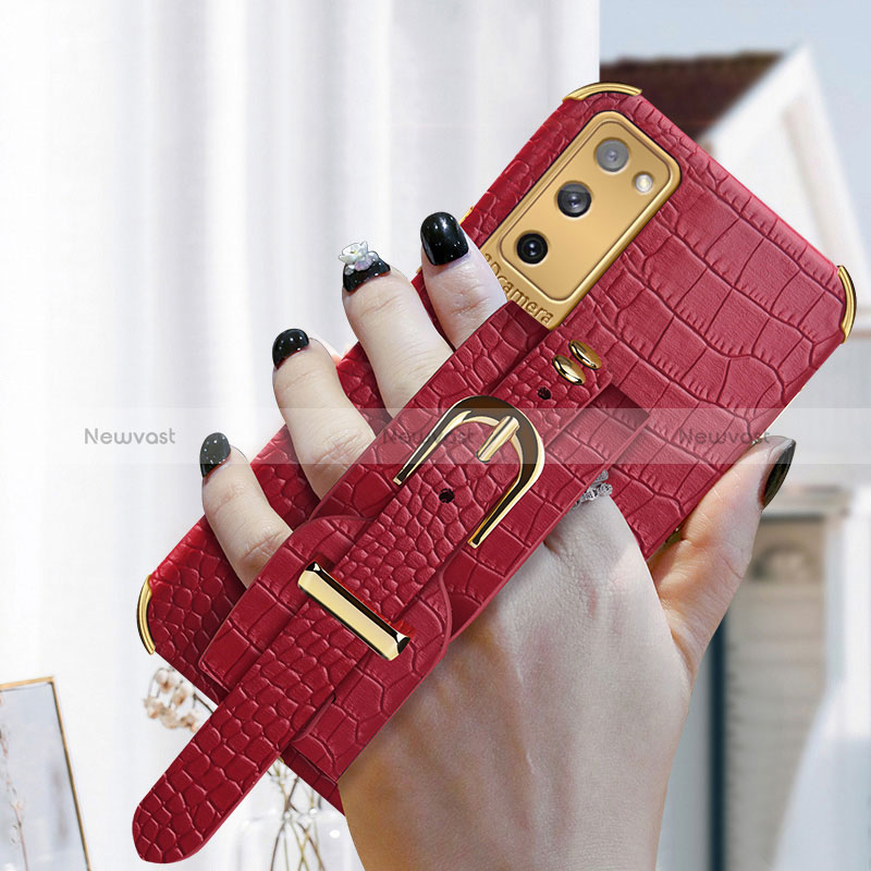 Soft Luxury Leather Snap On Case Cover XD5 for Samsung Galaxy S20 Lite 5G