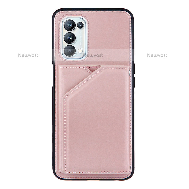 Soft Luxury Leather Snap On Case Cover Y01B for OnePlus Nord N200 5G