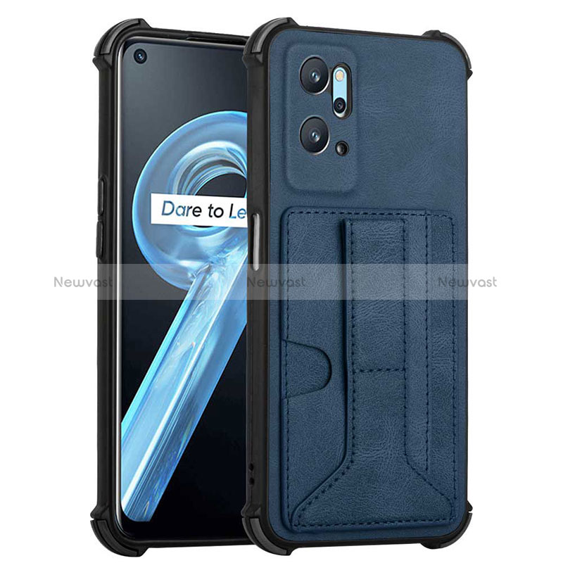 Soft Luxury Leather Snap On Case Cover Y01B for Realme 9i 4G
