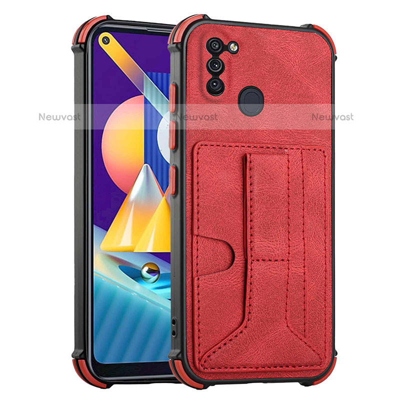 Soft Luxury Leather Snap On Case Cover Y01B for Samsung Galaxy M11