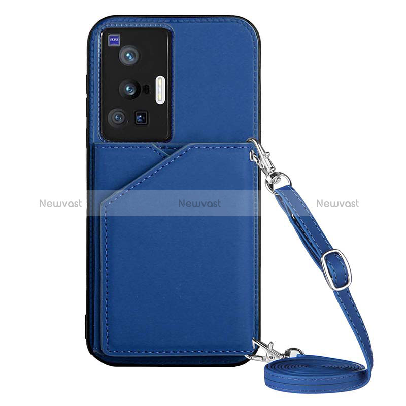 Soft Luxury Leather Snap On Case Cover Y01B for Vivo X70 Pro 5G