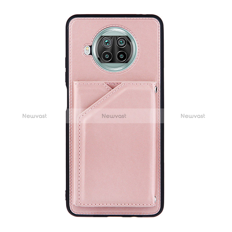 Soft Luxury Leather Snap On Case Cover Y01B for Xiaomi Mi 10T Lite 5G Rose Gold