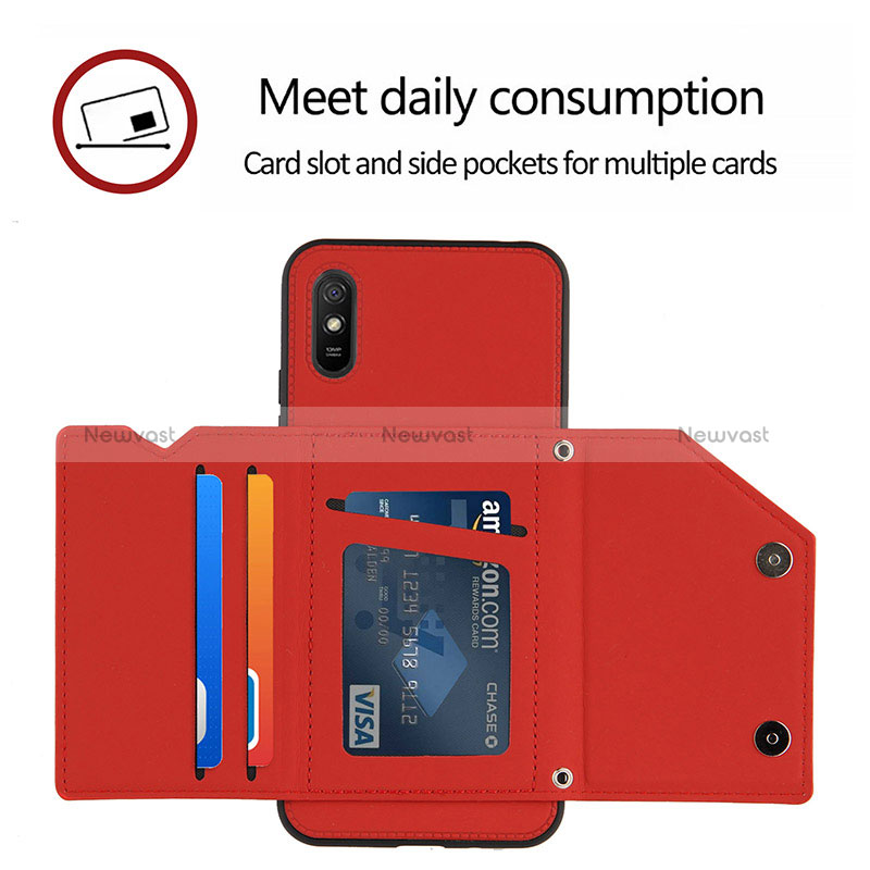 Soft Luxury Leather Snap On Case Cover Y01B for Xiaomi Redmi 9AT