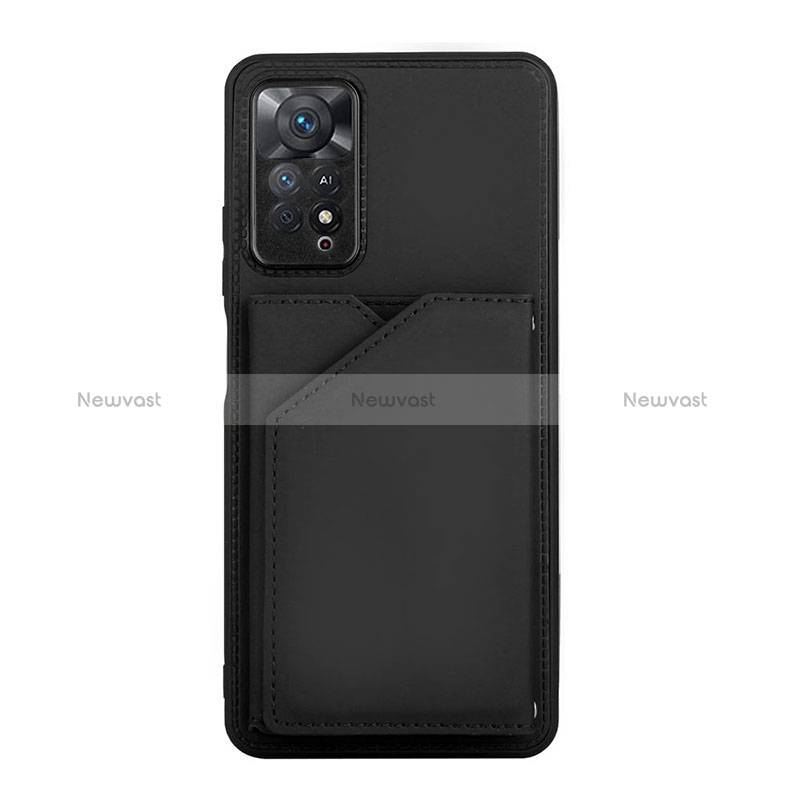 Soft Luxury Leather Snap On Case Cover Y01B for Xiaomi Redmi Note 11 Pro 4G