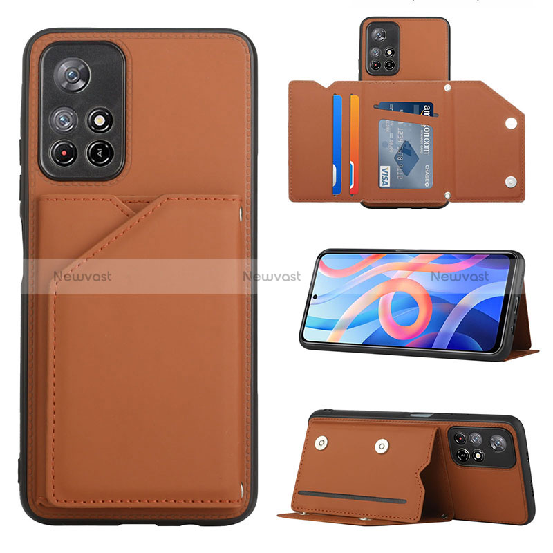 Soft Luxury Leather Snap On Case Cover Y01B for Xiaomi Redmi Note 11S 5G