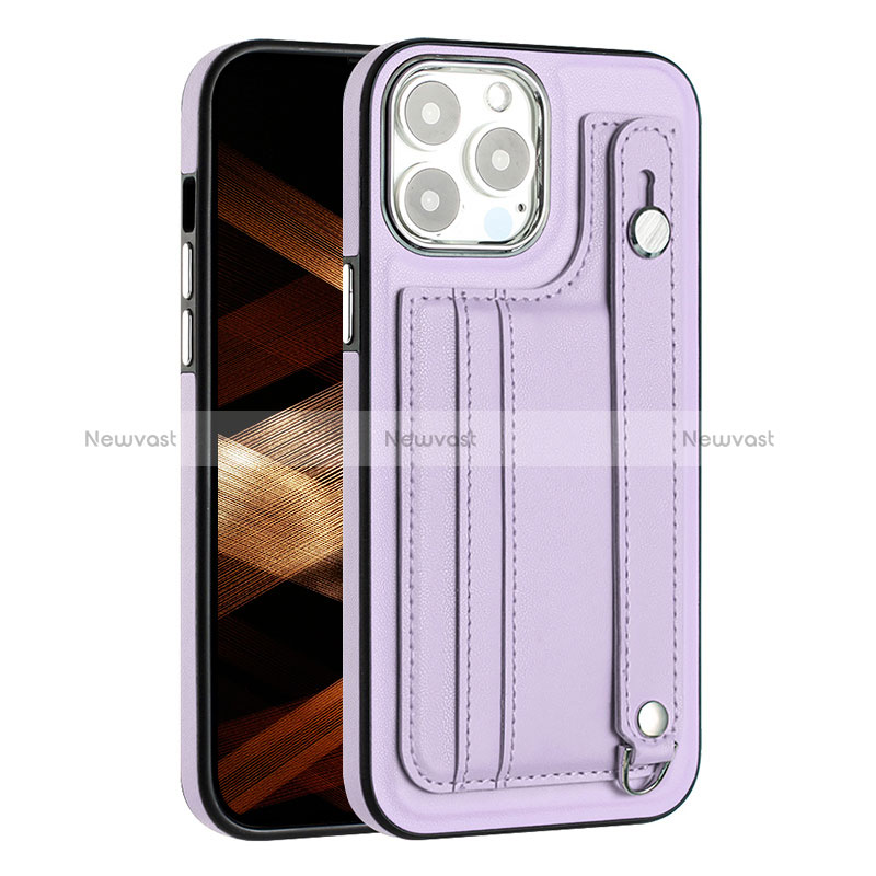 Soft Luxury Leather Snap On Case Cover Y02B for Apple iPhone 13 Pro Max