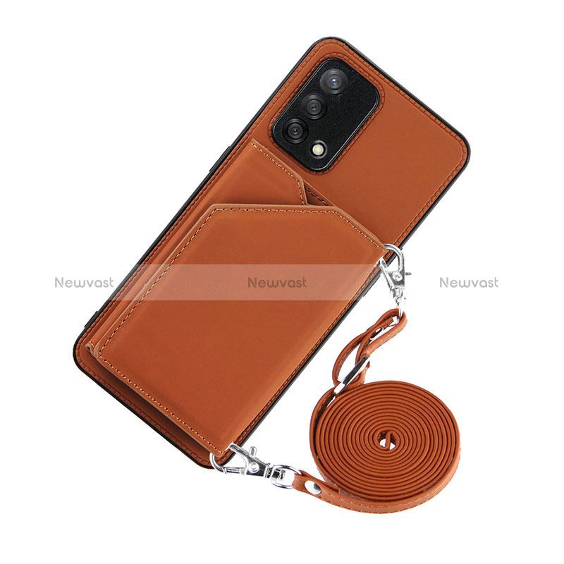 Soft Luxury Leather Snap On Case Cover Y02B for Oppo A95 4G