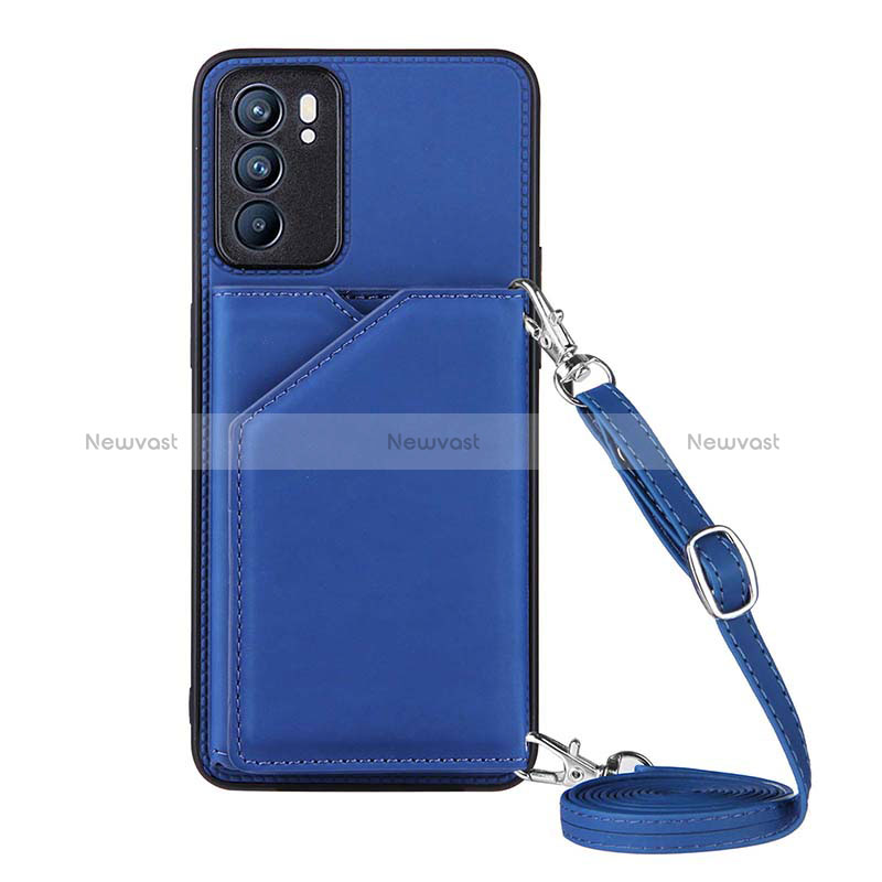 Soft Luxury Leather Snap On Case Cover Y02B for Oppo Reno6 5G