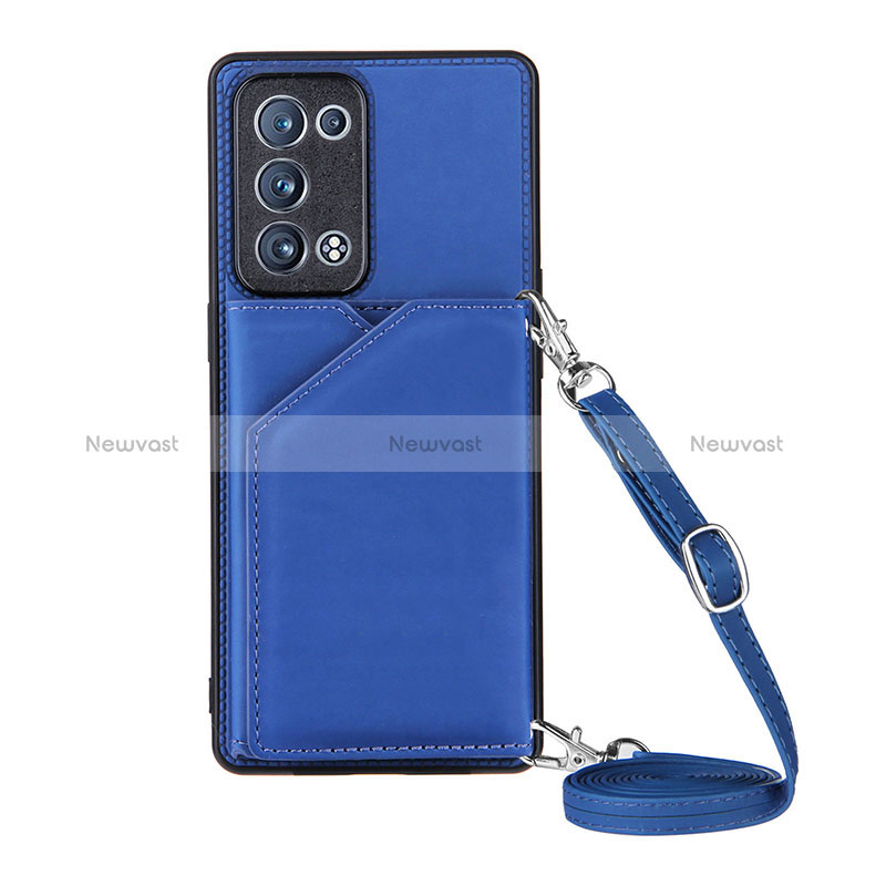 Soft Luxury Leather Snap On Case Cover Y02B for Oppo Reno6 Pro 5G