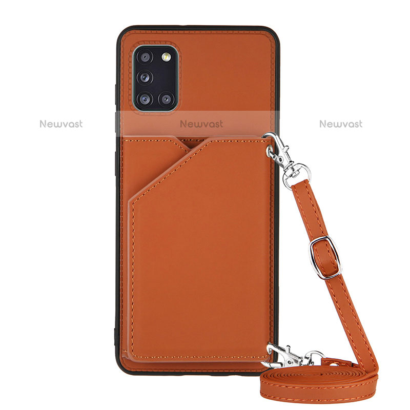 Soft Luxury Leather Snap On Case Cover Y02B for Samsung Galaxy A31