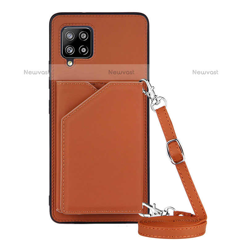 Soft Luxury Leather Snap On Case Cover Y02B for Samsung Galaxy A42 5G
